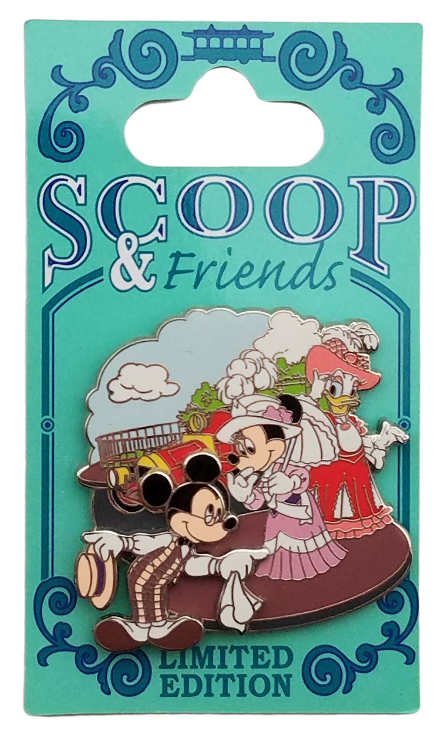 Disney Pin - Scoop and Friends - Scoop, Hildegard, and Trumpetto