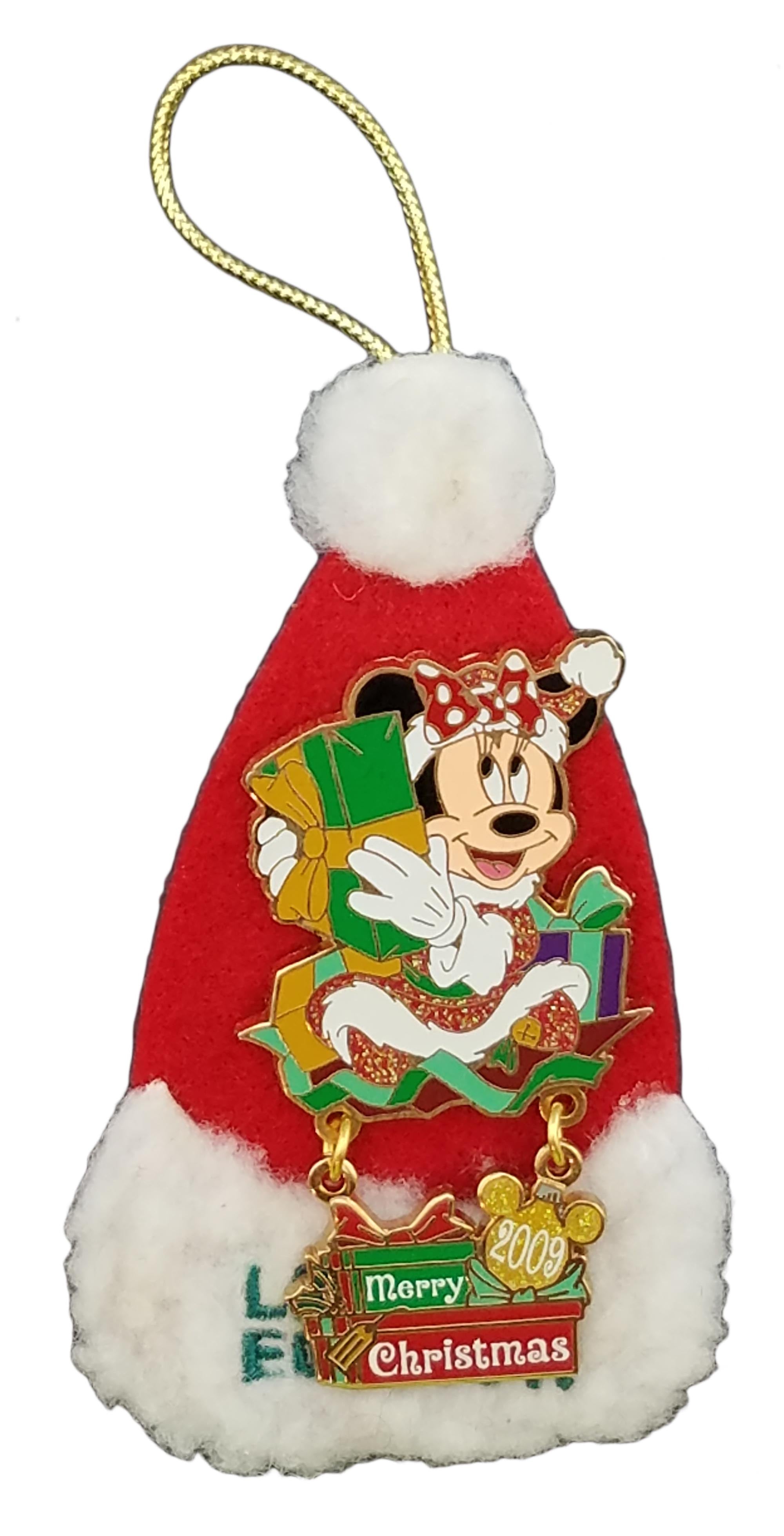 Disney Pin - Merry Christmas 2009 - Minnie Mouse