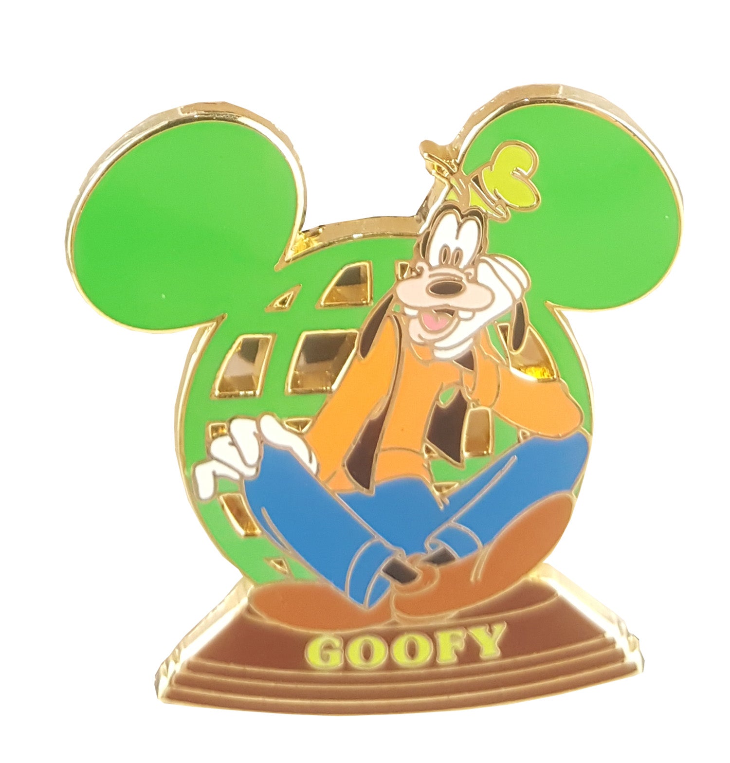 Disney Pin - Resort Ear Globe - Goofy, view 2