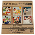 Disney Pin - Main Street Gazette Day in the Life of Mickey - LE 500 6-Pin Set - front view
