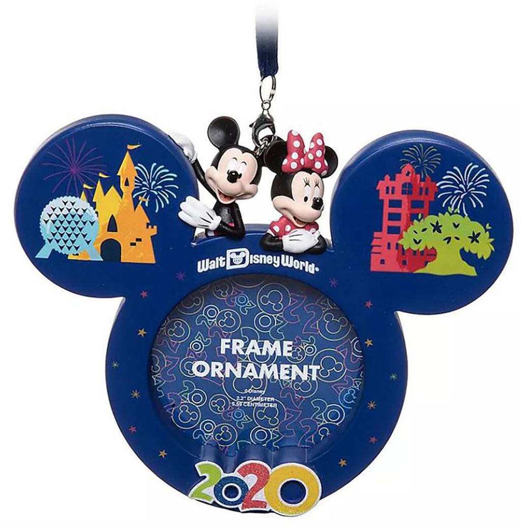 Disney Parks Ornament - 2020 Dated Logo - WDW - Photo Frame Ornament, image 1