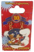 Disney Pin - 10th Anniversary Tribute - Sorcerer Mickey and Donald - front view