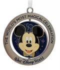 Disney Parks Ornament - Walt Disney World 50th Anniversary - Mickey Spinner, image 1