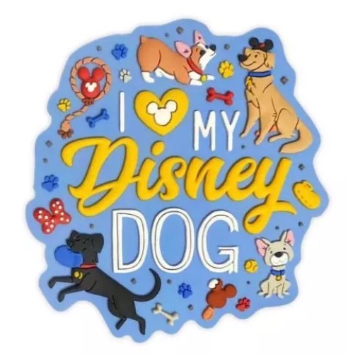 Disney Parks Magnet - I Love My Disney Dog - front view