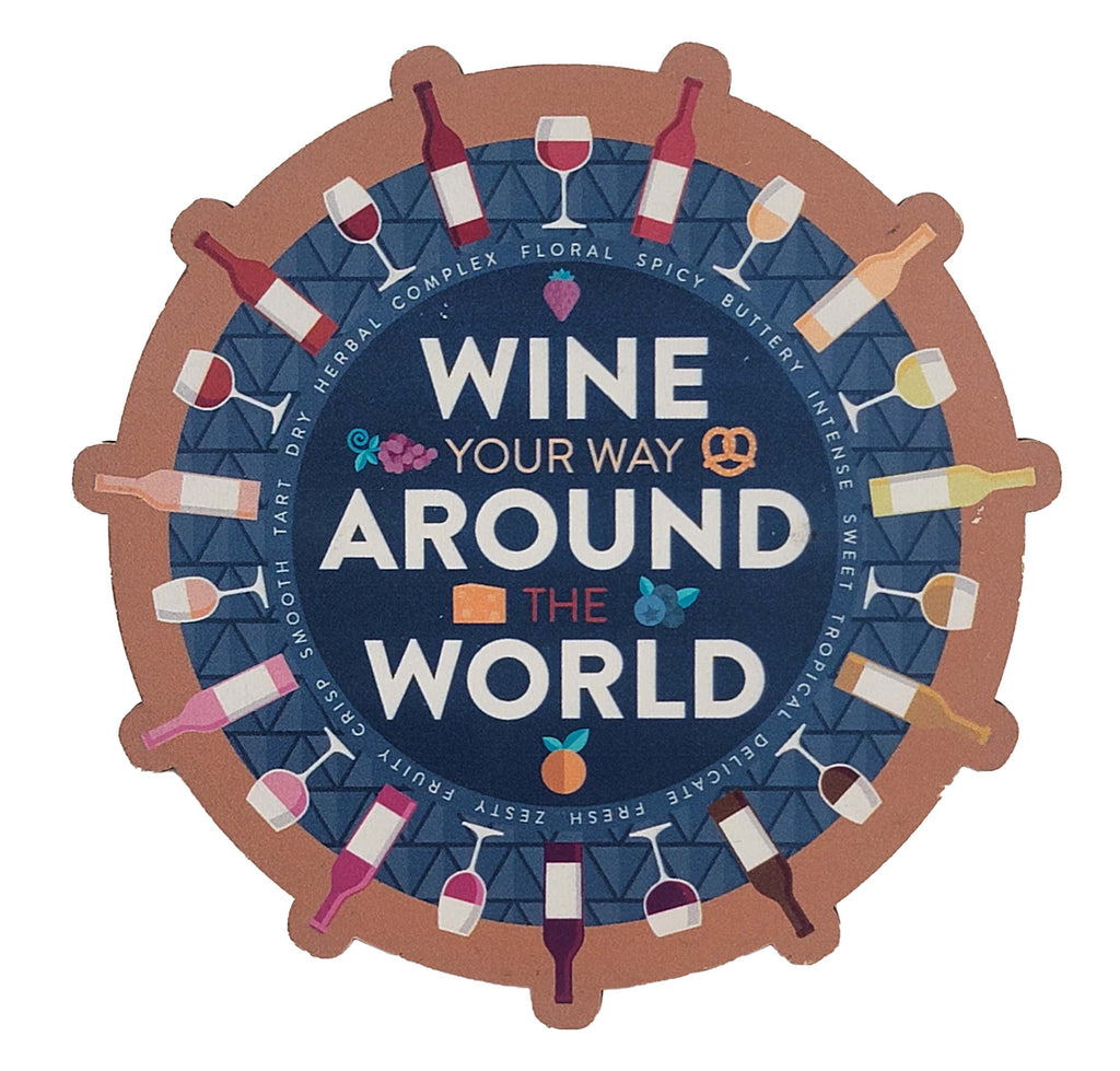 Disney Parks Magnet - EPCOT Food & Wine - Wine Your Way Around the World - front view