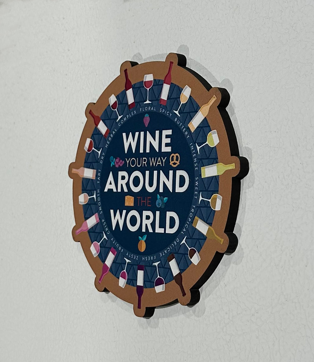 Disney Parks Magnet - EPCOT Food & Wine - Wine Your Way Around the World - alternate view 2