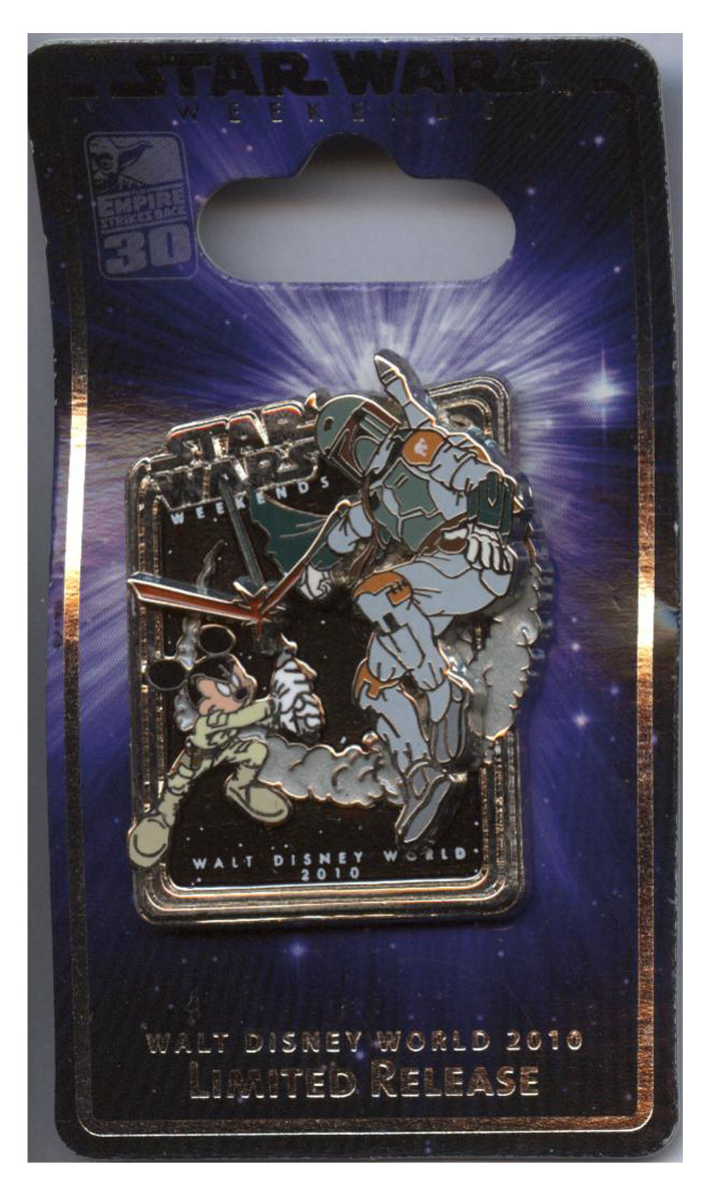 Disney Pin - Star Wars Weekends 2010 - Boba Fett - front view