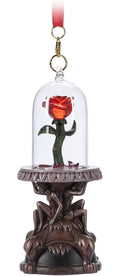Disney Parks Ornament - Beauty and the Beast - Enchanted Rose Light-Up, image 1