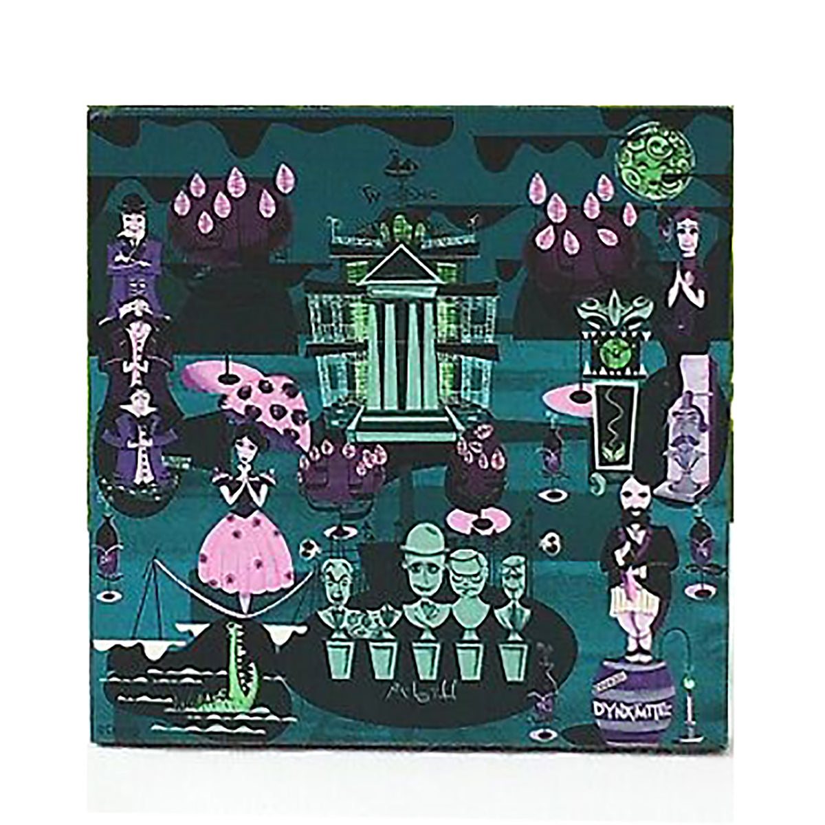 Disney Parks Magnet - WonderGround - Haunted Mansion  by Mcbiff - Stretching Portraits Busts