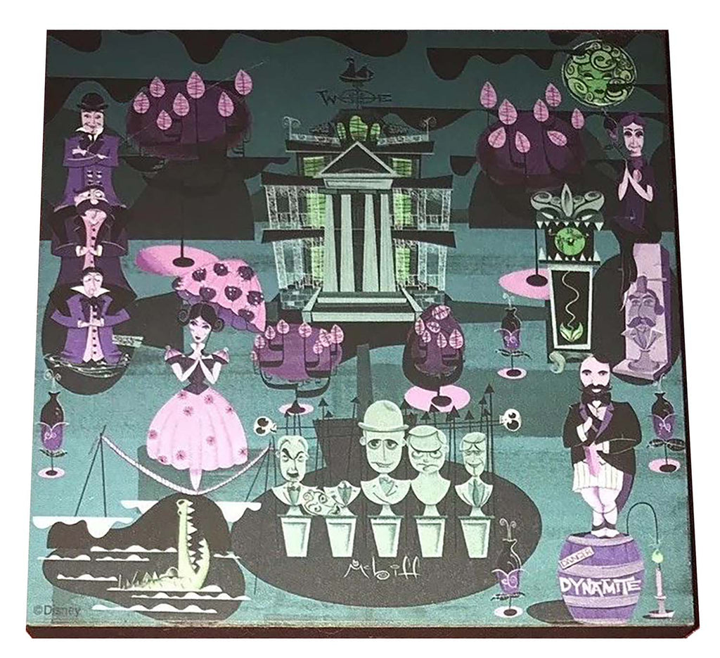 Disney Parks Magnet - WonderGround - Haunted Mansion  by Mcbiff - Stretching Portraits Busts