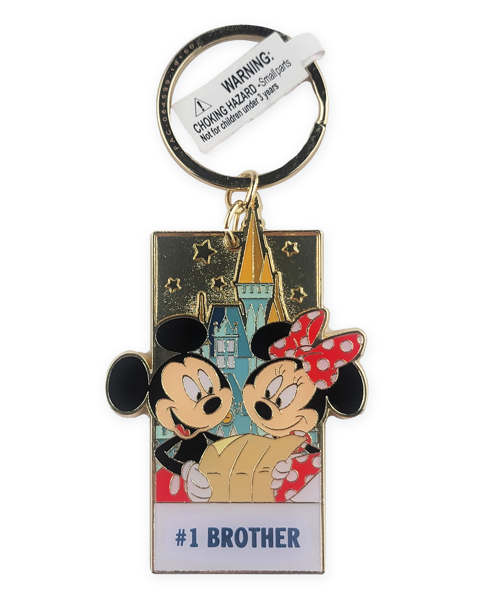 Disney Parks Keychain - Mickey & Minnie - #1 Brother