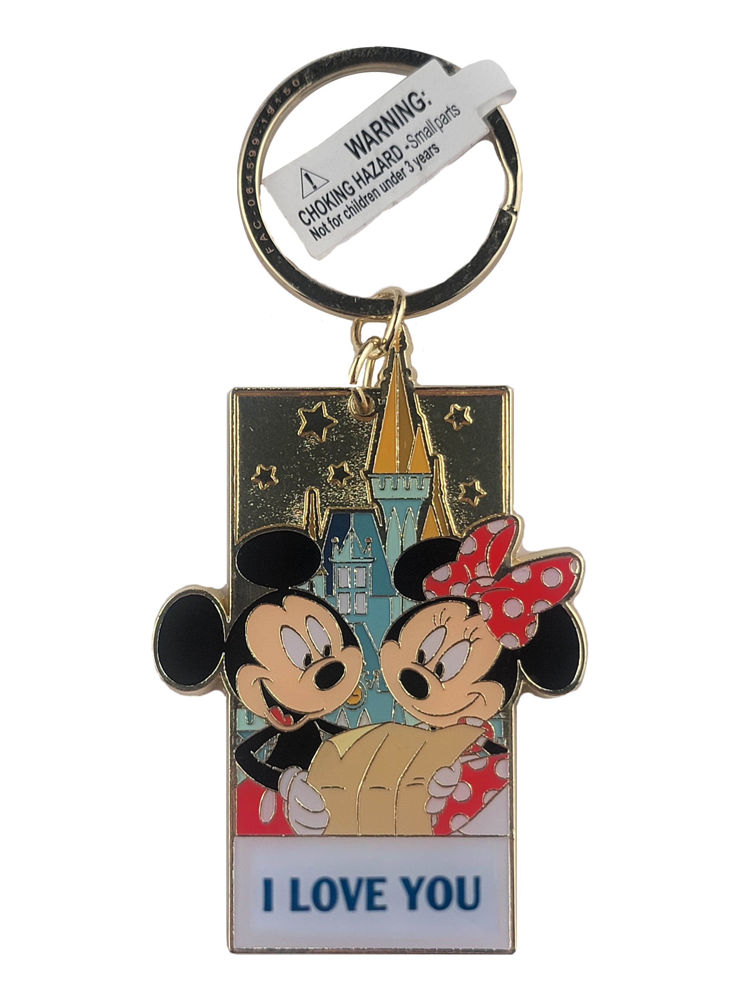 Disney Parks Keychain - Mickey & Minnie - I Love you