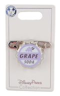 Disney Pin - Up - Grape Soda - Ellie Badge - front view