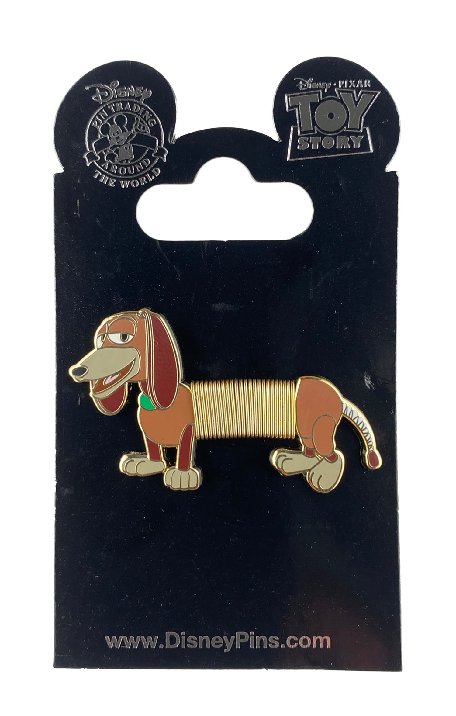 Disney Pin - Slinky Dog - Toy Story - Metal Coils for Stomach - Pixar