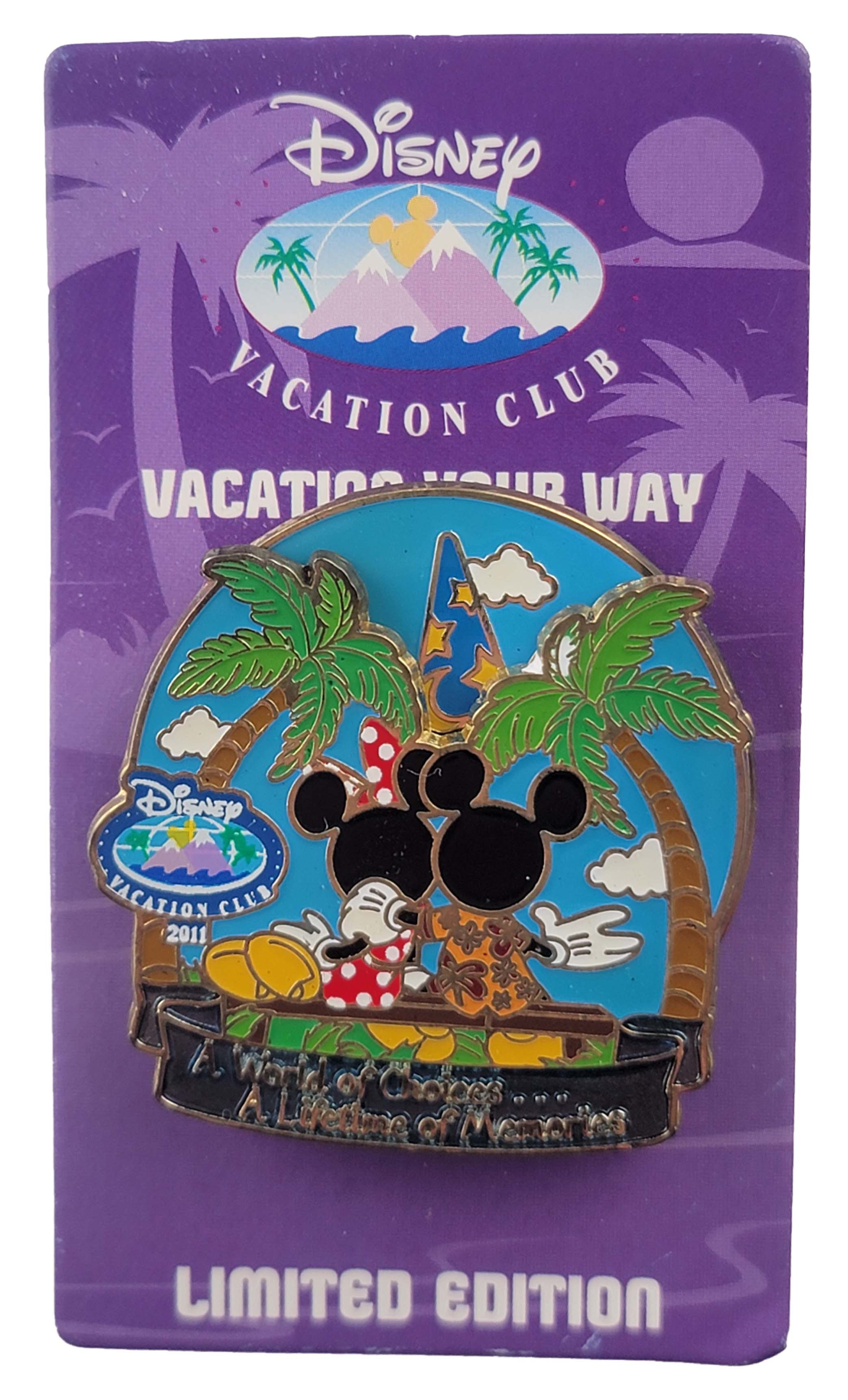 Disney Pin - Disney Vacation Club - Mickey and Minnie - A World of Choices - Spinner, view 2