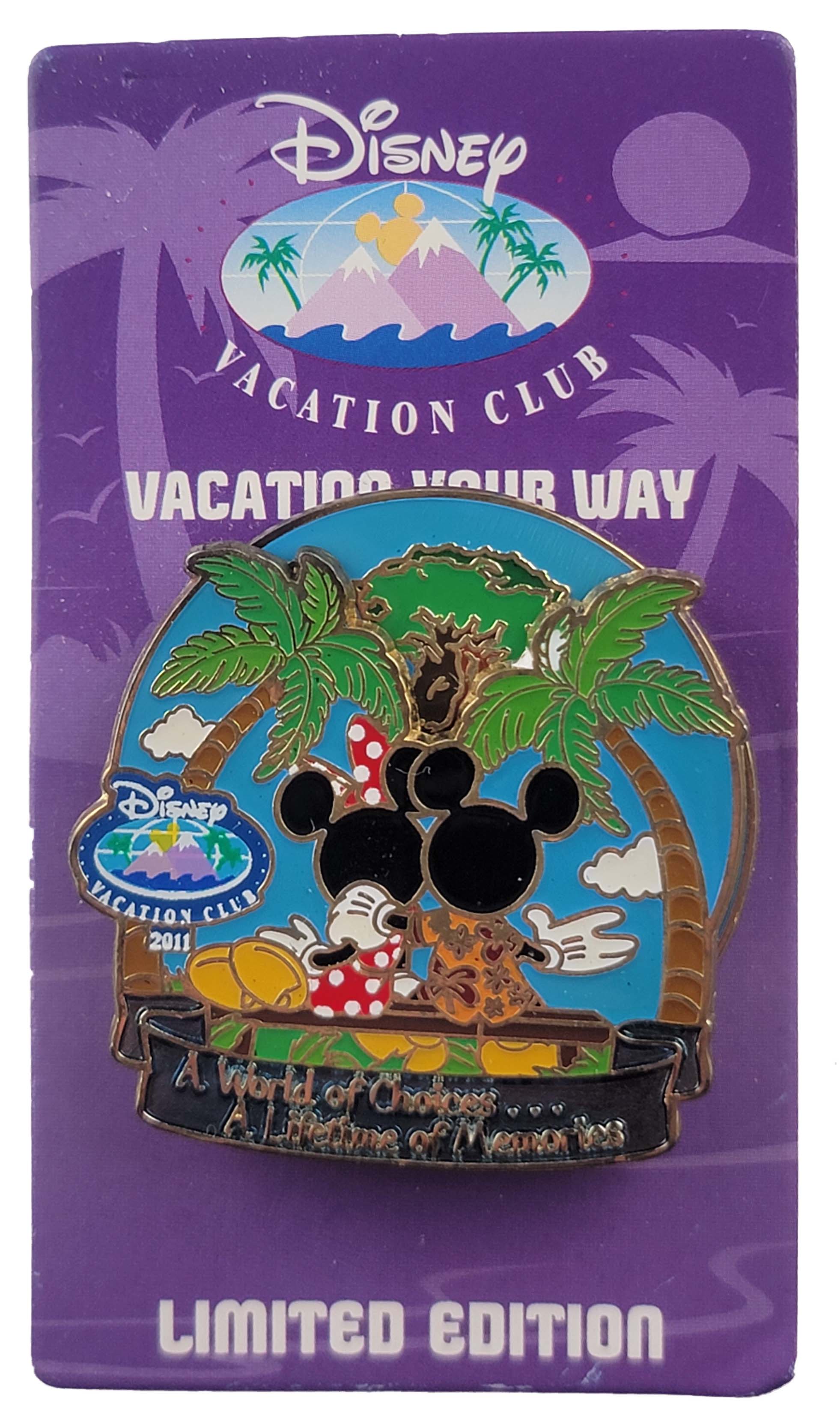 Disney Pin - Disney Vacation Club - Mickey and Minnie - A World of Choices - Spinner, view 4