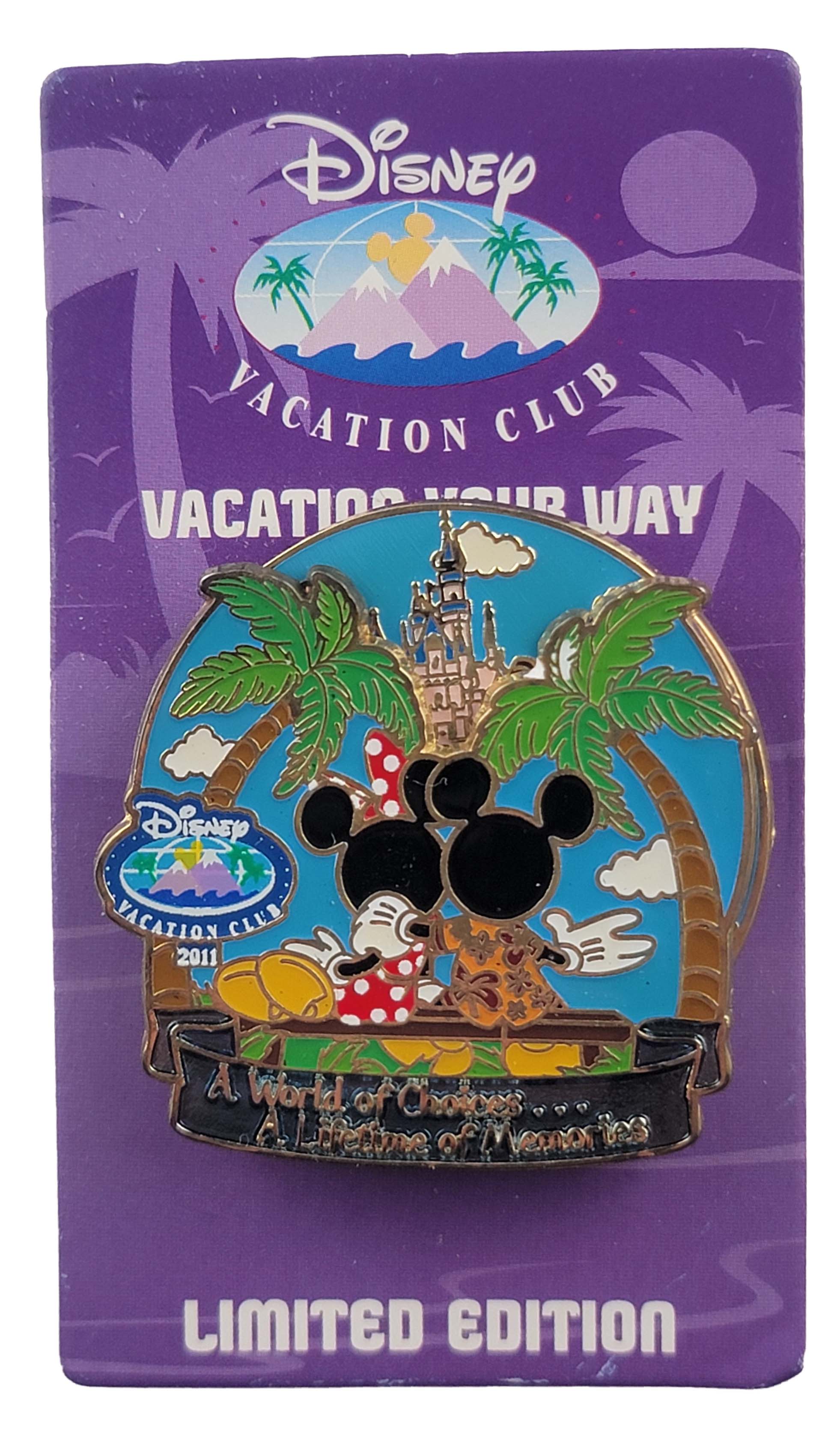 Disney Pin - Disney Vacation Club - Mickey and Minnie - A World of Choices - Spinner, view 5