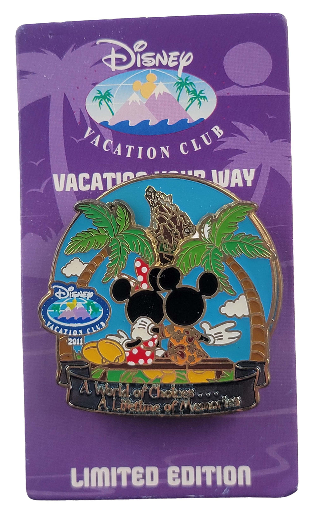 Disney Pin - Disney Vacation Club - Mickey and Minnie - A World of Choices - Spinner, view 6