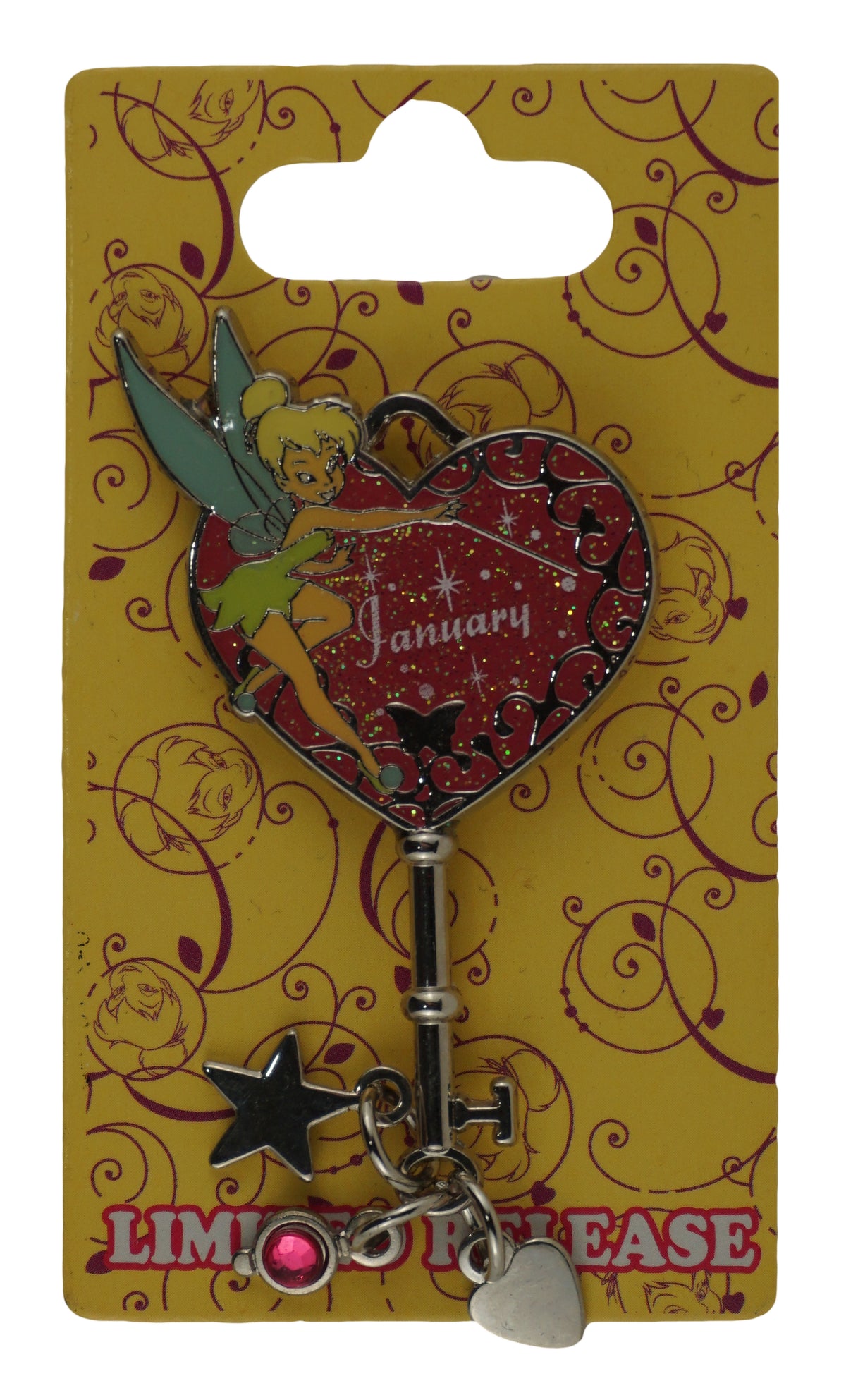 Disney Pin - Tinker Bell Birthstone Collection 2011 - January - front view
