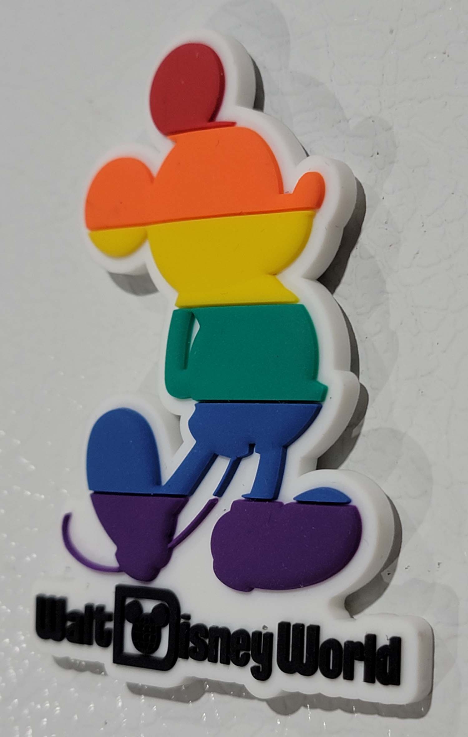 Disney Parks Magnet - Rainbow Pride - WDW - Mickey Silhouette - alternate view 2