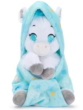 Disney Parks - Plush Babies in Swaddle - Hooded Pouch - Hercules - Pegasus