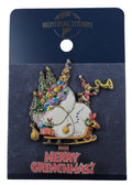 Universal Studios - Dr. Seuss - How the Grinch Stole Christmas - Merry Grinchmas - Grinch with Sleigh - Large with Hinge