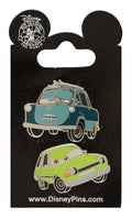 Disney Pin - Cars 2 - Professor Z and Acer - 2-Pin Set - front view