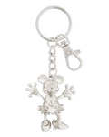 Disney Parks Keychain - Silver-Tone Articulated Minnie