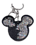 Disney Parks Keychain - Mickey Icon with Holographic Stars