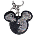 Disney Parks Keychain - Mickey Icon with Holographic Stars