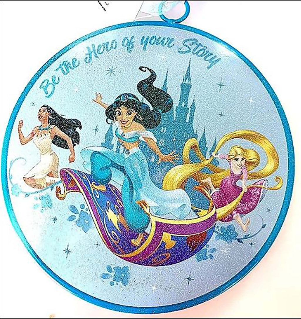 Disney Parks Ornament - Princess Disc - Be the Hero of your Story, image 1