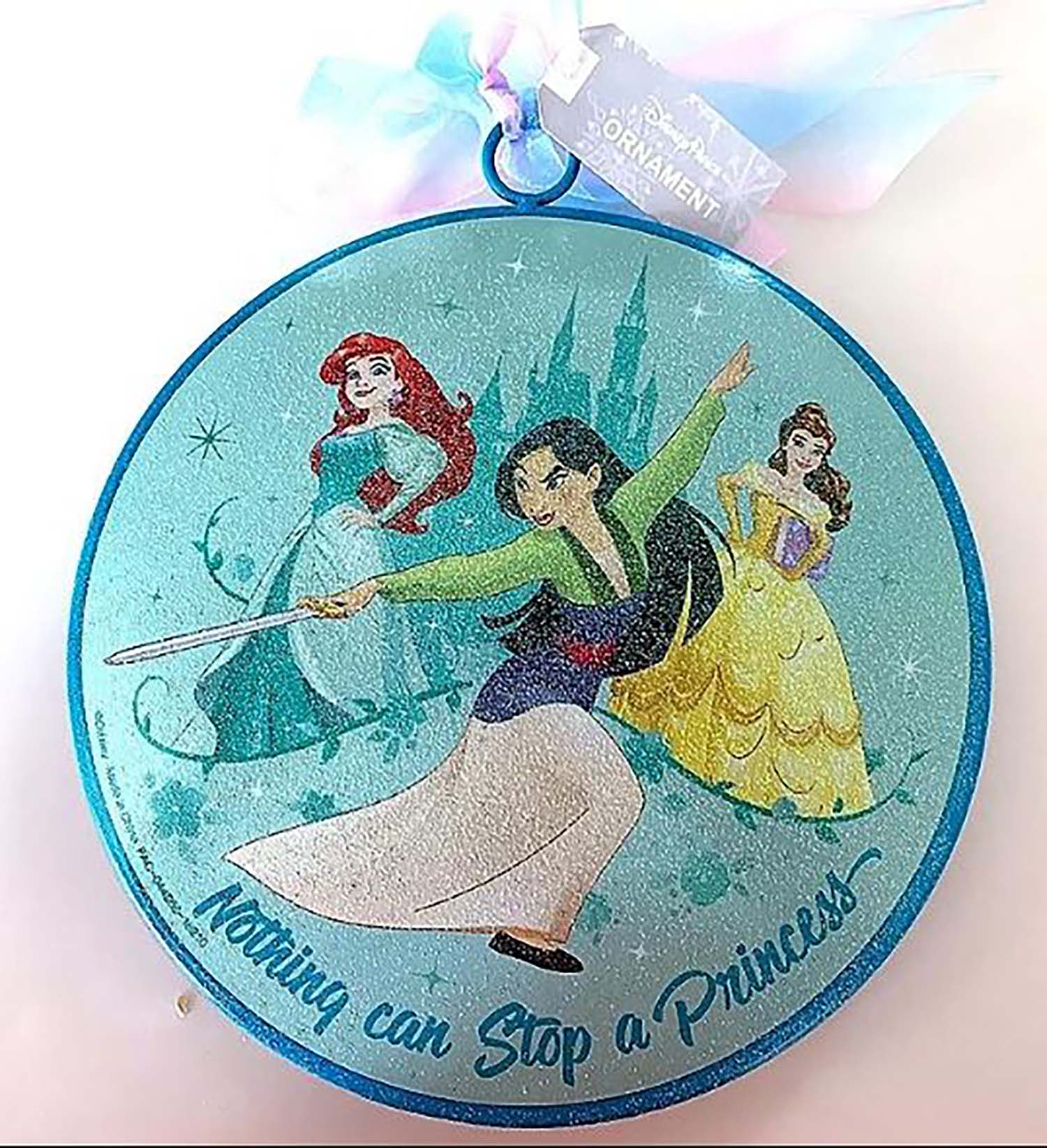 Disney Parks Ornament - Princess Disc - Be the Hero of your Story, image 2