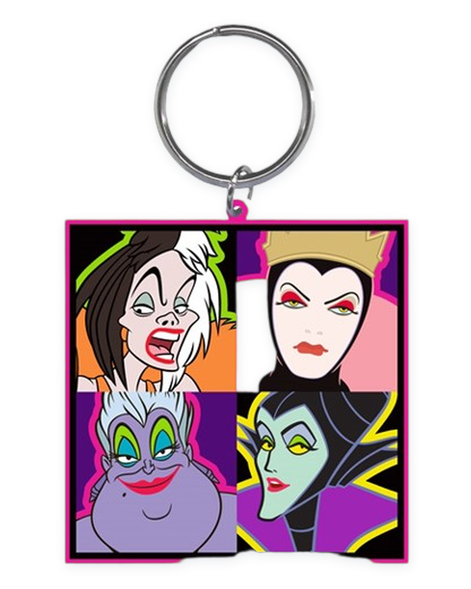 Disney Keychain - Jerry Leigh - Villains Soft Touch PVC