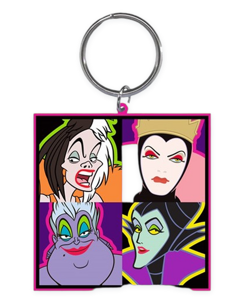 Disney Keychain - Jerry Leigh - Villains Soft Touch PVC