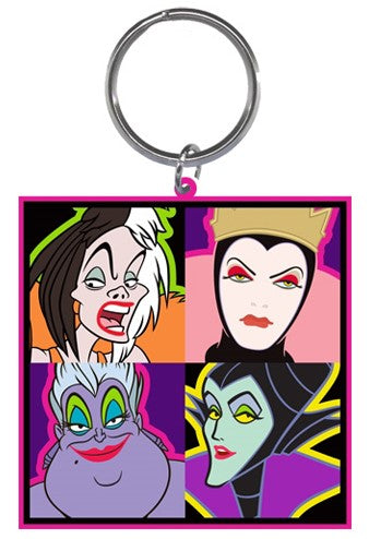Disney Keychain - Jerry Leigh - Villains Soft Touch PVC