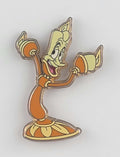 Disney Pin - Beauty and The Beast - Lumiere - Pin Only