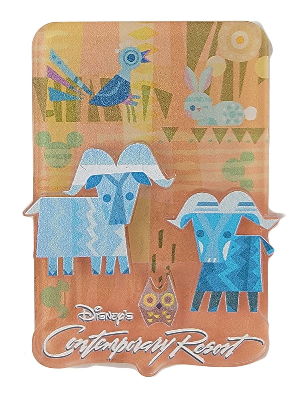 Disney Parks Magnet - Contemporary Resort - Mary Blair - 5 Legged Goat - front view