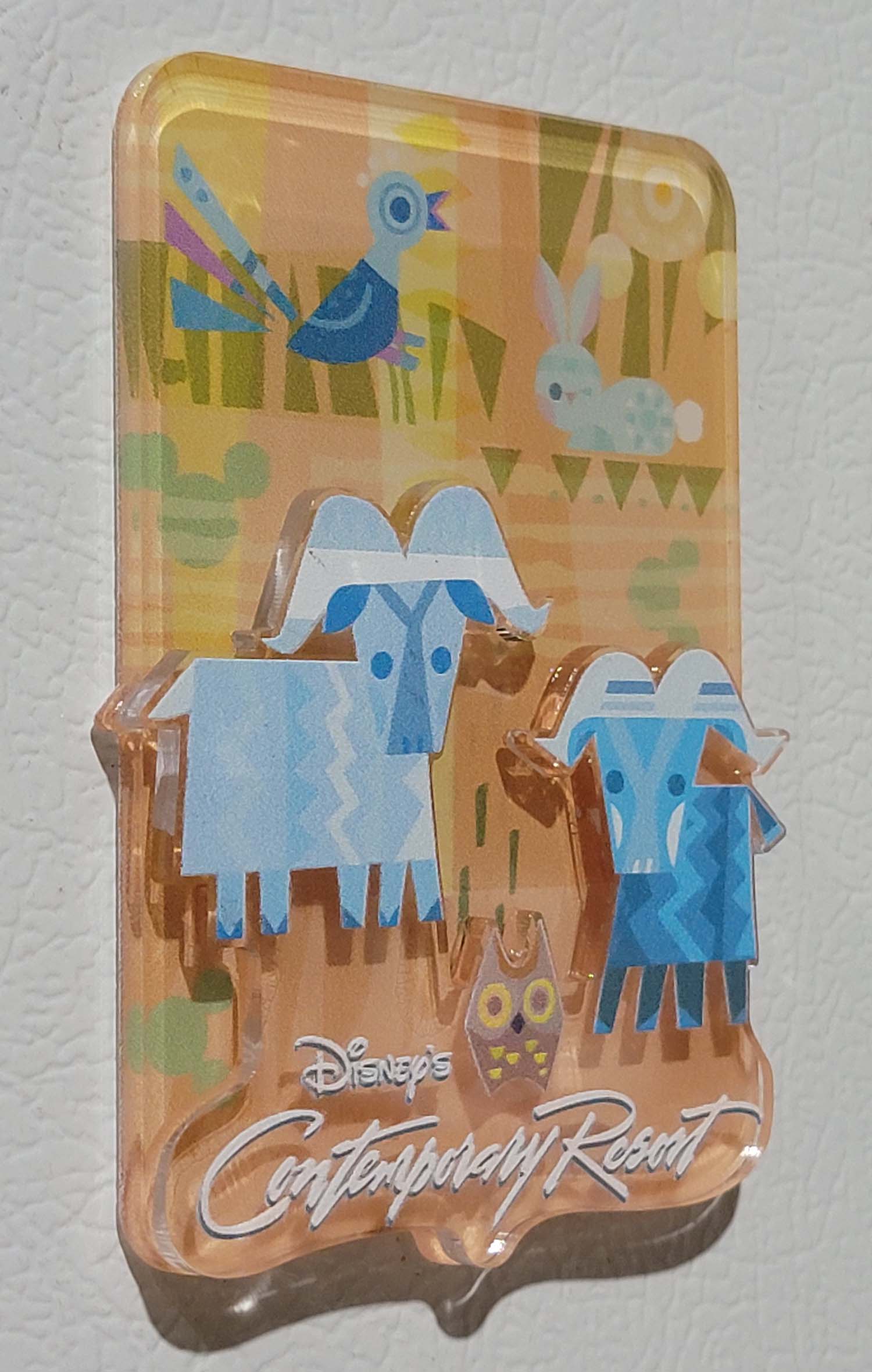 Disney Parks Magnet - Contemporary Resort - Mary Blair - 5 Legged Goat - alternate view 2
