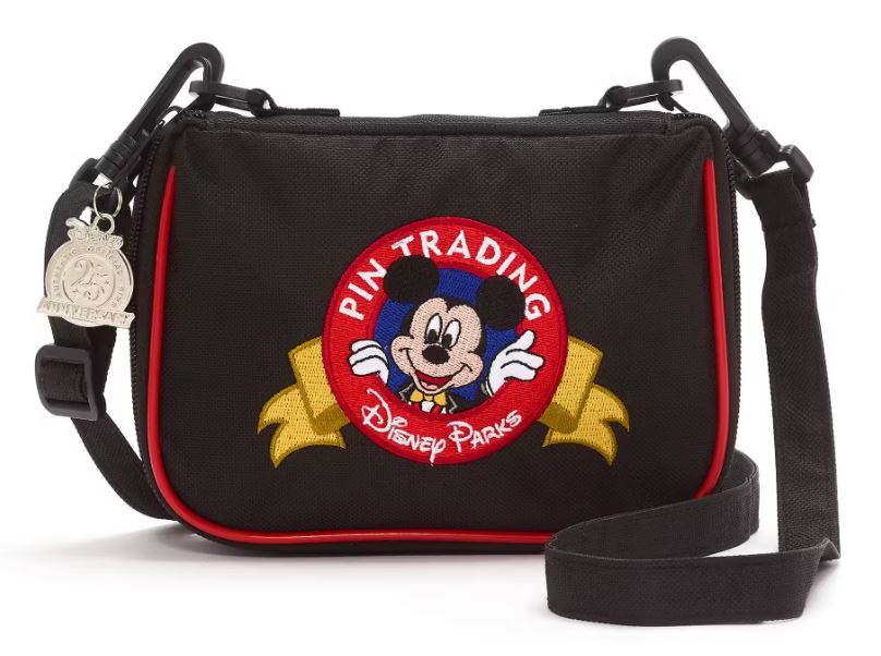 Disney Pin Bag - 25th Anniversary Mickey Mouse Pin Trading - Crossbody