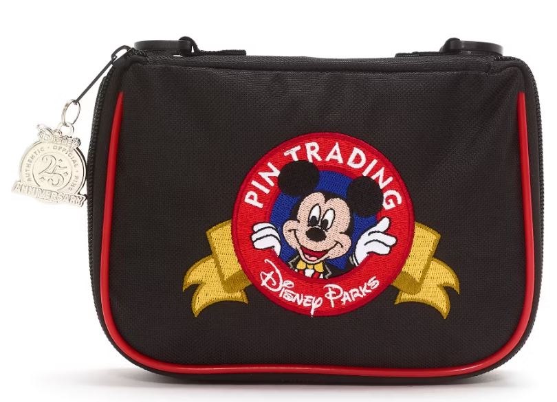 Disney Pin Bag - 25th Anniversary Mickey Mouse Pin Trading - Crossbody