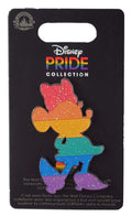 Disney Pin - Rainbow Pride Collection - Minnie Mouse - Silhouette - Standing - Glitter