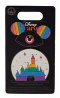 Disney Pin - Rainbow Pride Collection - Mickey Mouse Ear Hat - Fantasyland Castle