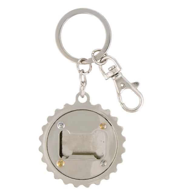 Disney Parks Keychain - UP - Grape Soda Cap - Metal Bottle Opener