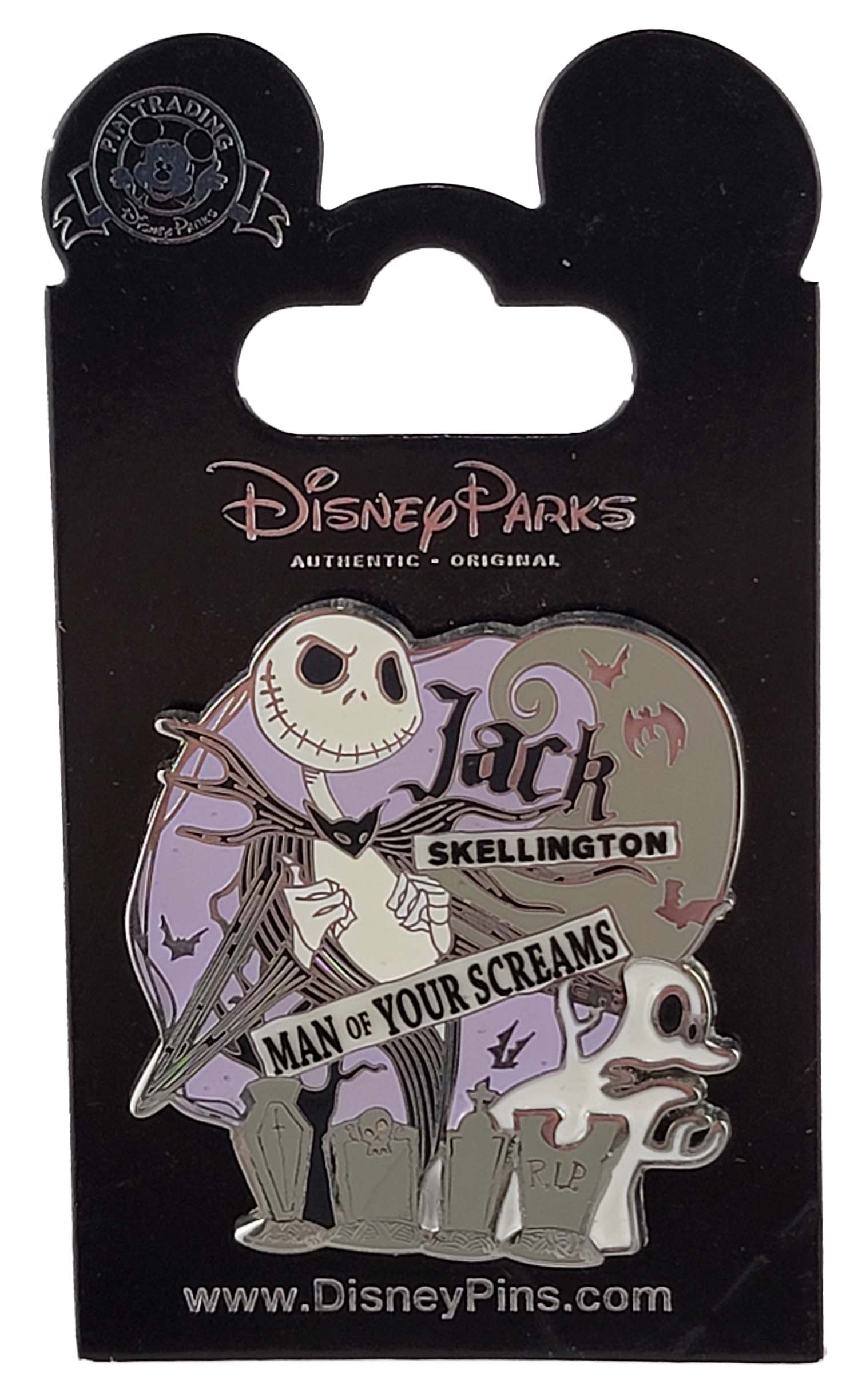 Disney Pin - The Nightmare Before Christmas - Jack Skellington - Man of Your Screams - front view