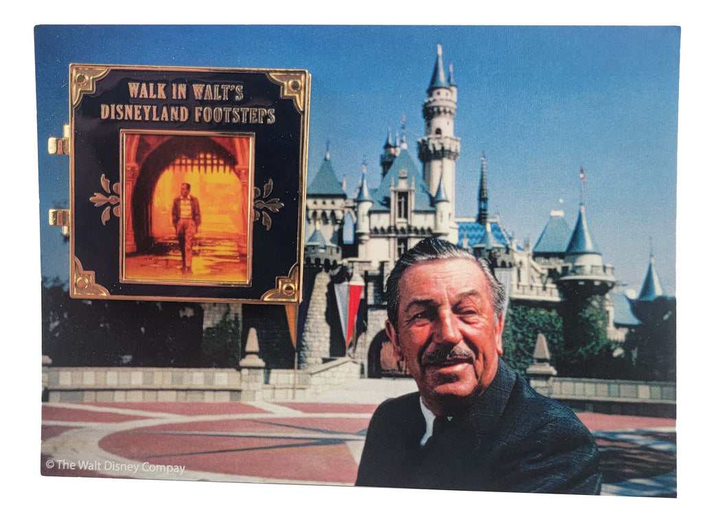 Disney Pin - Walt's Disneyland Footsteps - Partners Statue Plaque - 1955-2012, view 1
