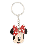 Disney Parks Keychain - Minnie Mouse Face Sculpted