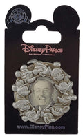 Disney Pin - Walt Disney and Mickey Through the Years - Sculpted Frame - front view