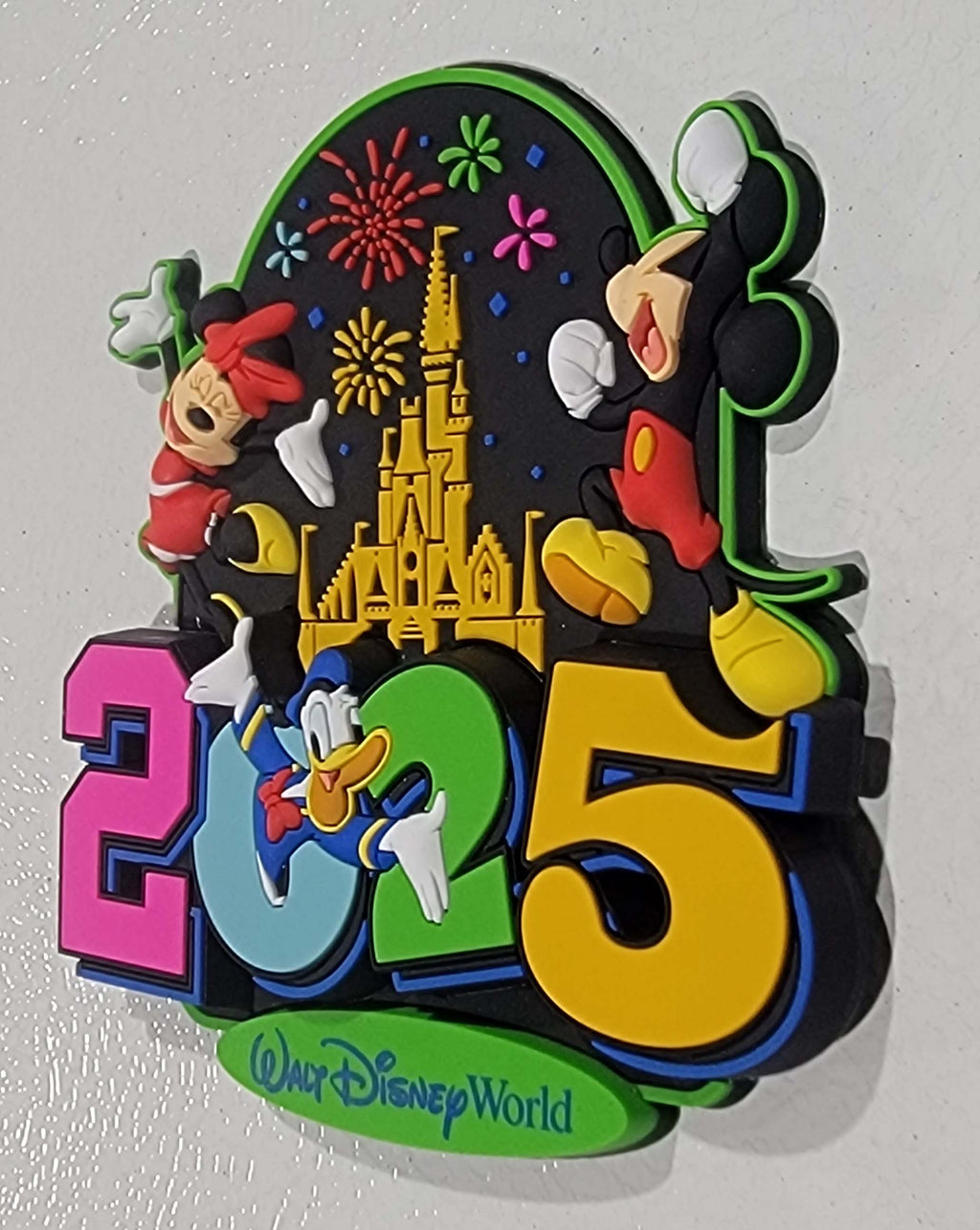 Disney Parks Magnet - Walt Disney World 2025 - Mickey, Minnie & Donald - alternate view 2