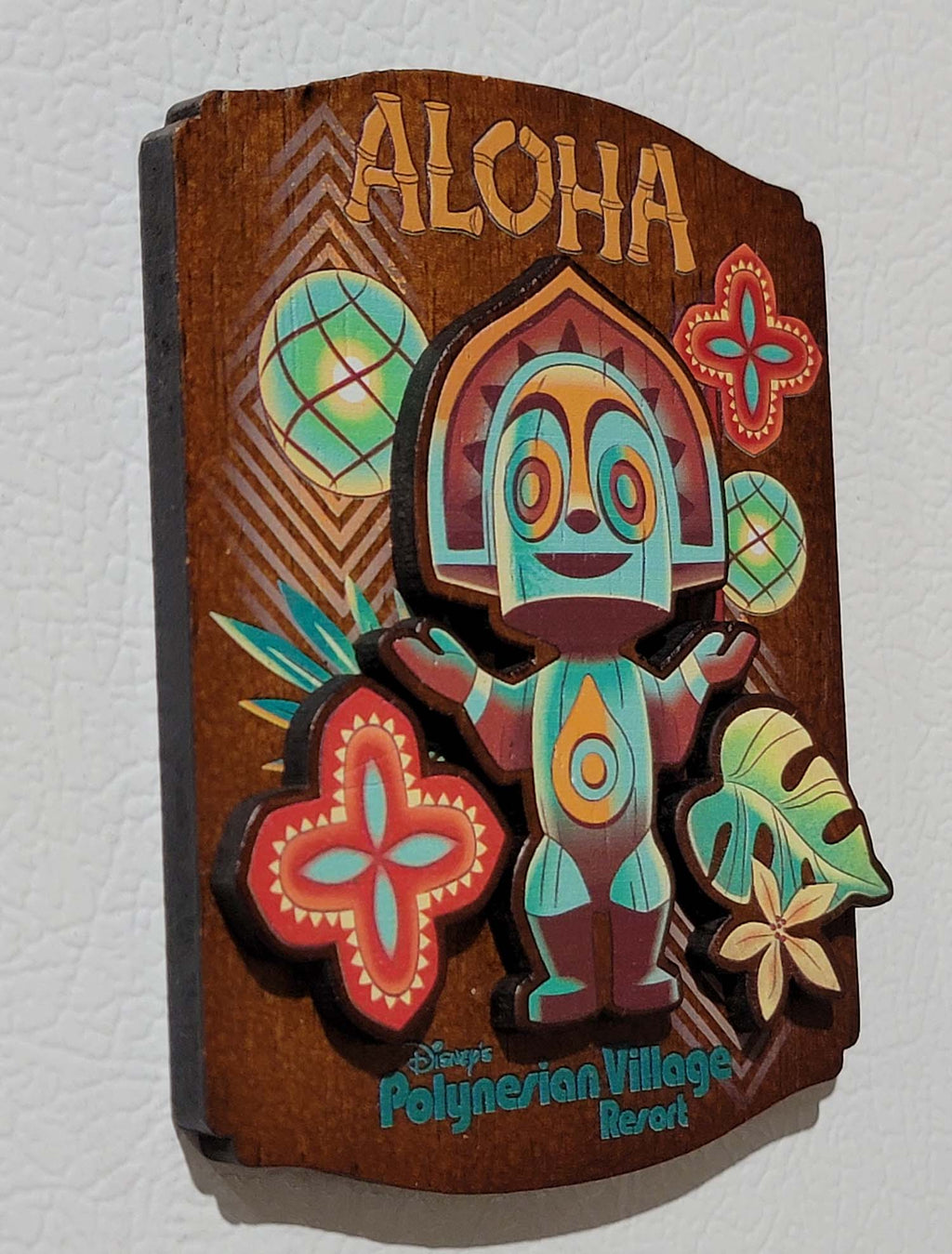 Disney Parks Magnet - Polynesian Village Resort - Aloha Tiki Logo - alternate view 2