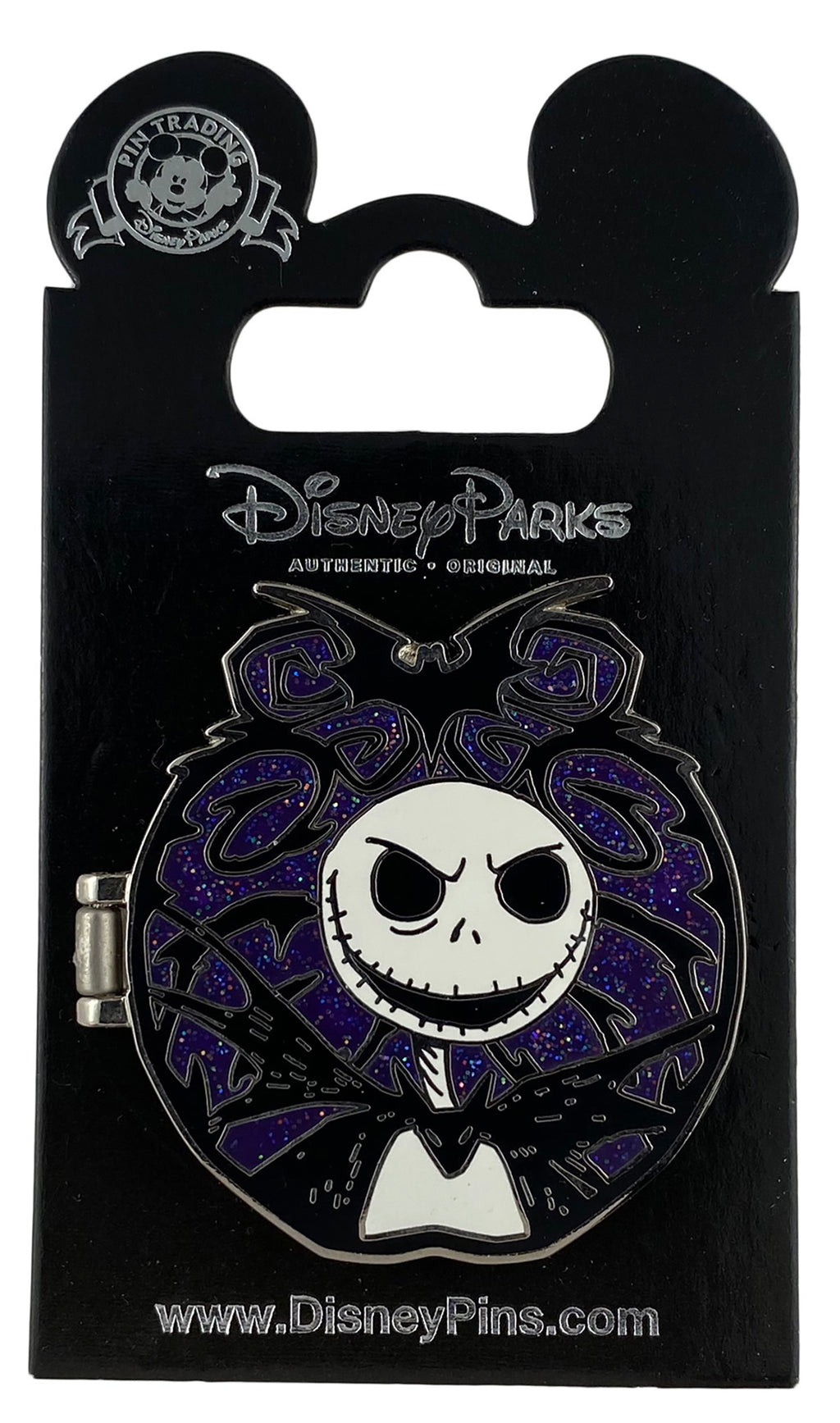 Disney Pin - The Nightmare Before Christmas - Jack Skellington Family Locket - front view